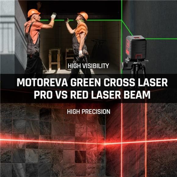Laser Level, 100 feet Self Leveling Laser Level, Green Cross Line Self leveling - Picture 6 of 6